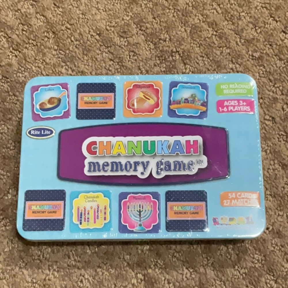 RITE LITE CHANUKAH MEMORY GAME NWT